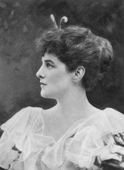 Miss Jennie Jerome, later Lady Randolph Churchill, 1921 door English Photographer